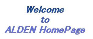 Welcome to ALDEN HomePage